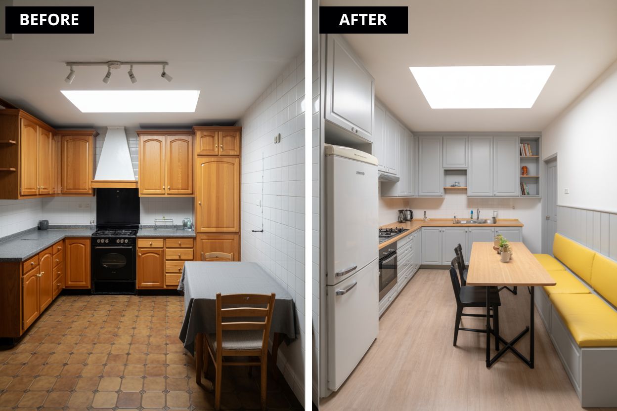 kitchen transformation
