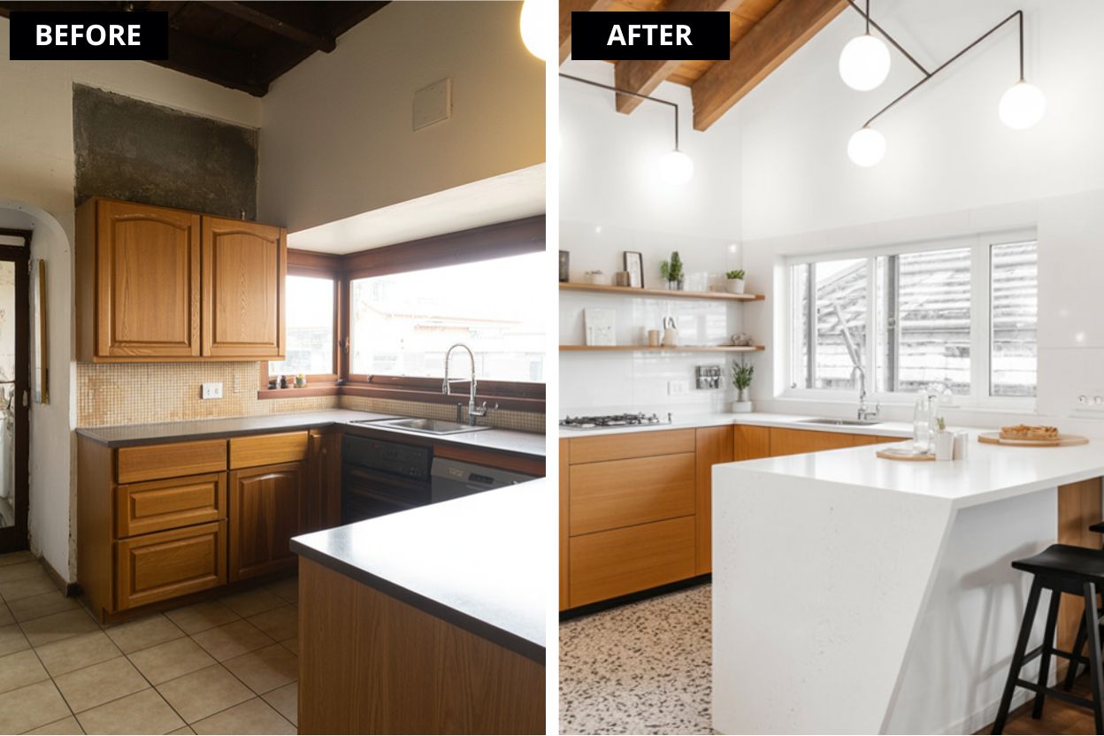 kitchen transformation