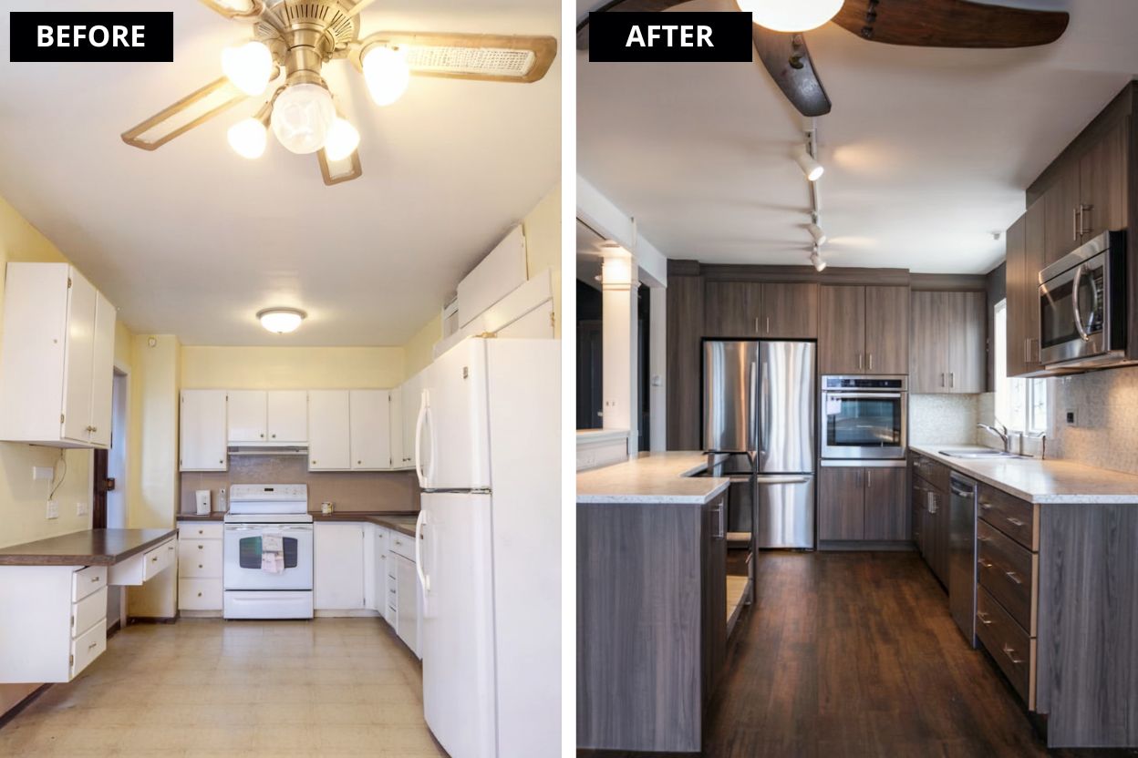kitchen transformation
